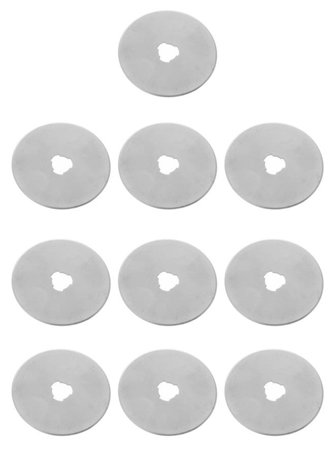 ULTNICE Rotary Cutter Blades 45mm Sharp Replacement Blades Fits Circular Refill Sewing Fabric Leather Paper Roller Craft Steel Quilting Scrapbooking 10PCS - Image 1